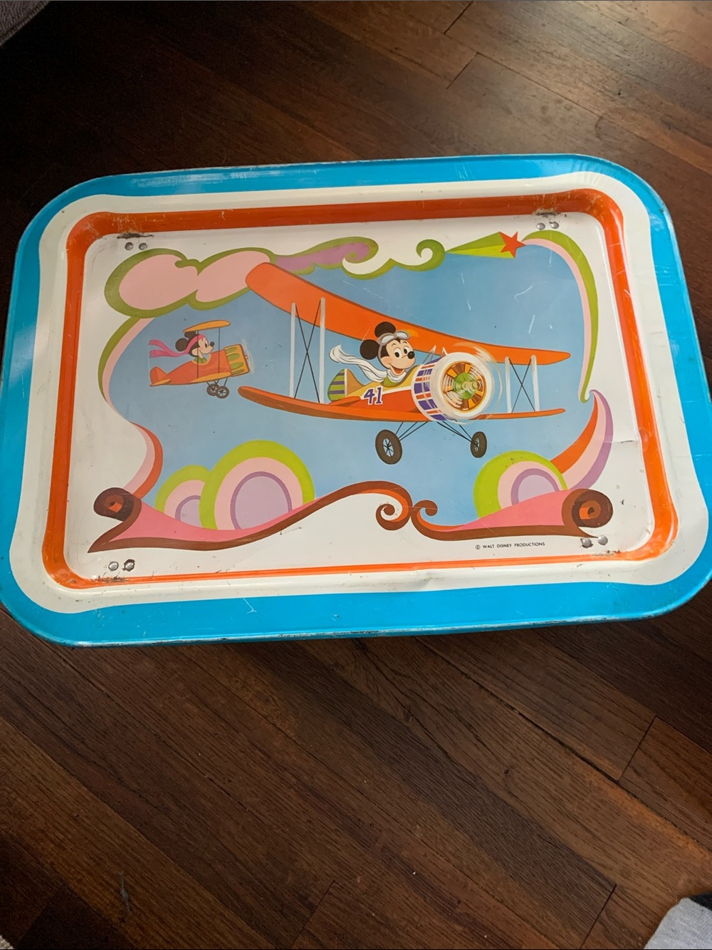Vintage 1970's Disney Mickey Mouse Kids TV Tray